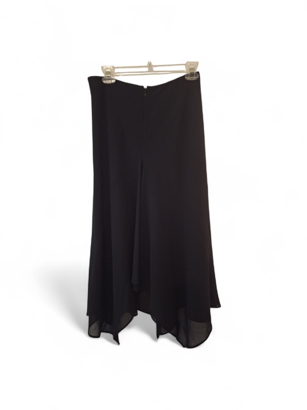 Sheri Martin Black Asymmetric Handkerchief Hem Skirt - Picture 3 of 7